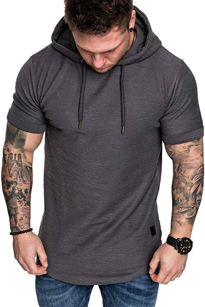 Lexiart Mens Fashion Athletic Hoodies Sport Sweatshirt Solid Color Fleece - Image 3