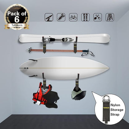 6 Set Garage Hooks - Image 5