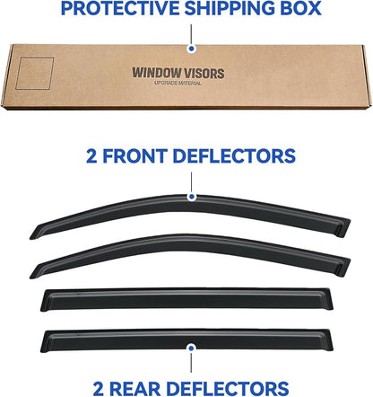 Window Visors Rain Guards Shield - Image 5