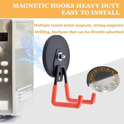 Magnetic Hooks Heavy Duty, 45 lbs Pulling 3.46" Strong Magnetic Hooks - Image 4