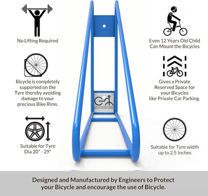 Bike Wall Mount Vertical Bike Hanger - Image 7