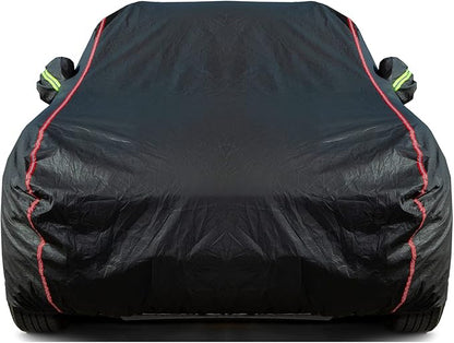 Breathable New Material, Waterproof Car Cover, Locks and Zipper Doors, by QUYDDC