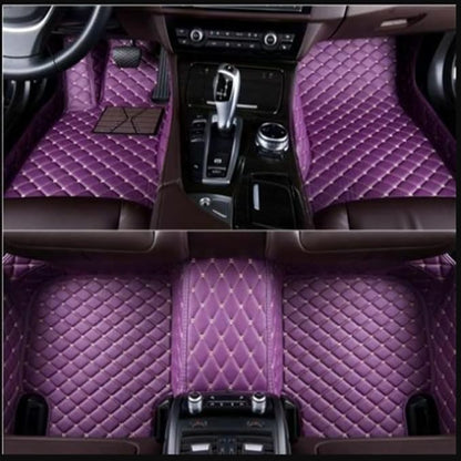 Custom All-Weather Protection Luxury Leather Floor Mats - Image 9