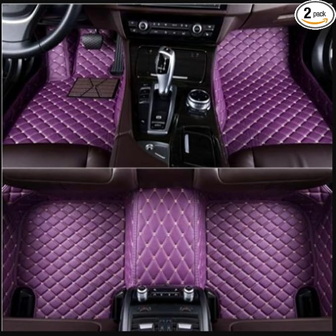 Custom All-Weather Protection Luxury Leather Floor Mats by JTXWANG