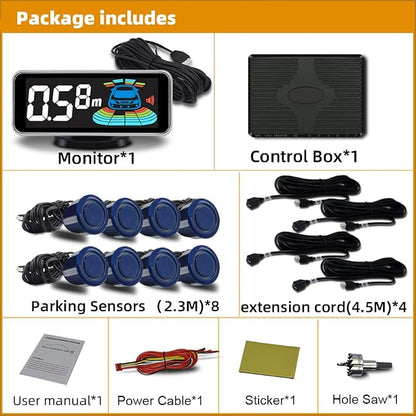 Car Parking Sensors Kit Reverse Radar parktronic System Auto Electronics - Image 2