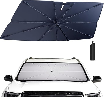 Windshield Sun Shade Umbrella for 2017-2025 GMC Acadia Accessories: Custom Fit by HIMUMOY