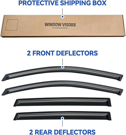 Window Visors Rain Guards Shield - Image 5