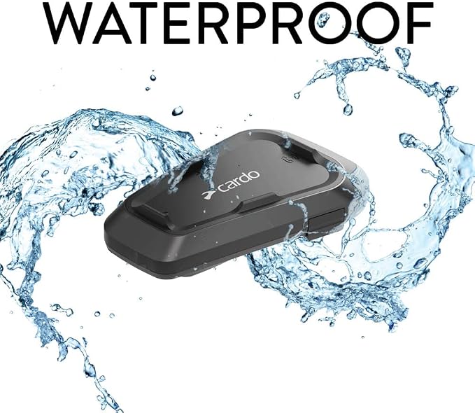 Cardo Systems Spirit HD Motorcycle Bluetooth Communication Headset, 2-Way - Image 3