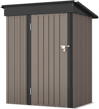Patiowell 5x3 FT Outdoor Storage Shed, Tool Shed - Image 7