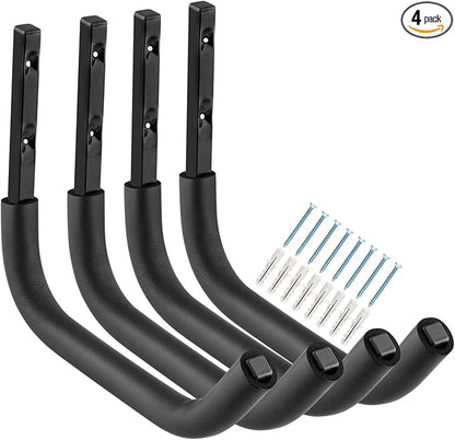 Large Garage Storage Hooks, 12.4 Inch Heavy Duty Garage Storage Organizer Wall by Heavdace
