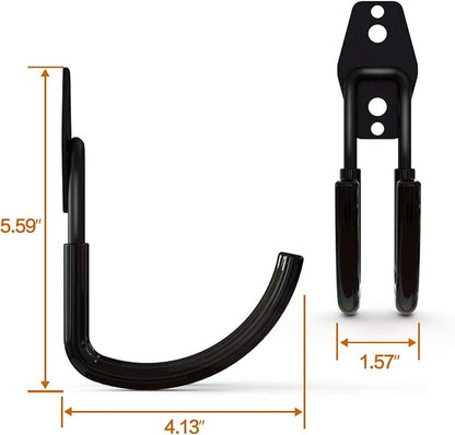 Garage Storage Utility Hooks，Garage Garden Tool Organizer，Steel Wall Mount Hooks - Image 2