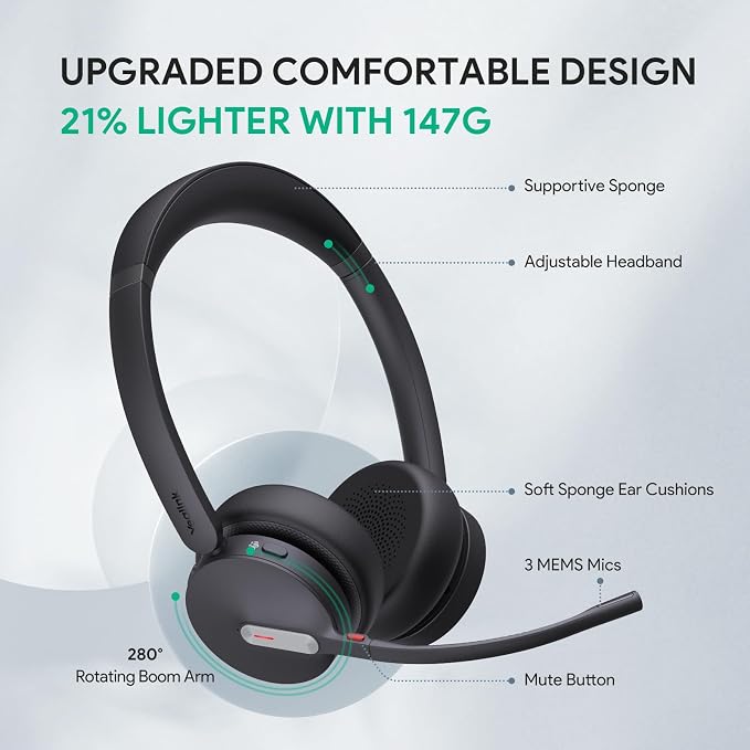Yealink BH70 UC Wireless Bluetooth Headset - Image 4