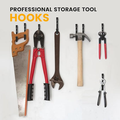 8-Pack Heavy Duty Garage Hooks for Hanging 50 lbs, 8” & 3.5” J Utility Hooks - Image 8