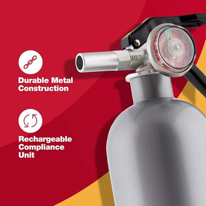 First Alert DHOME1 Rechargeable Standard Home Fire Extinguisher, UL Rated - Image 3
