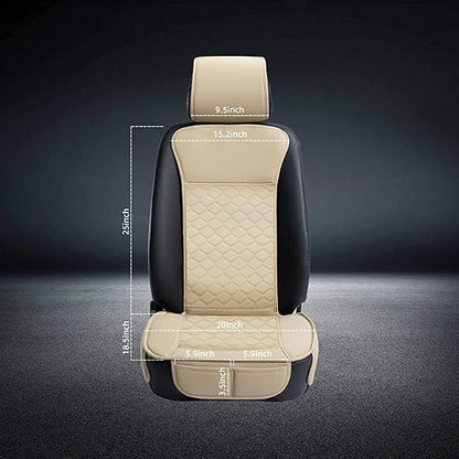 Elantrip Auto Car Seat Covers Leather Car Seat Protector - Image 6