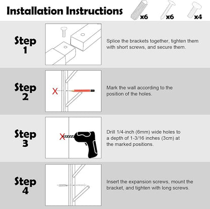 Skateboard Rack Wall Mount – Skateboard Wall Hanger, Snowboard Display Wall - Image 6