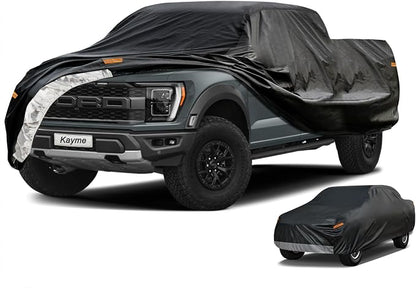Kayme 7 Layers Truck Cover Waterproof All Weather, Heavy Duty Outdoor Pickup by kayme