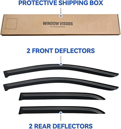 Window Visors Rain Guards Shield - Image 5