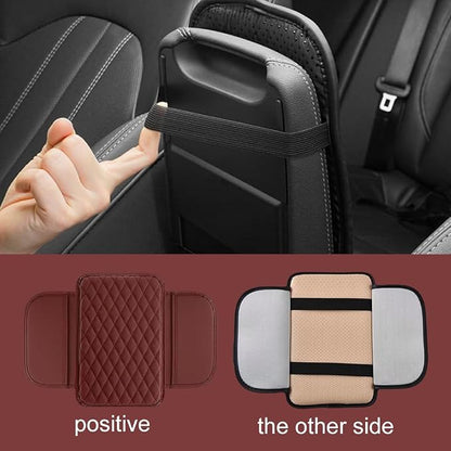 Memory Cotton Leather Car Armrest Box Pad, 2025 New Universal Style Memory - Image 5