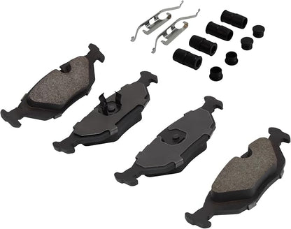 Premium Semi-Metallic Rear Brake Pads Compatible - Image 2
