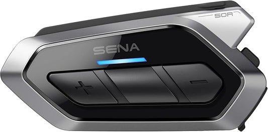 Sena 50R 3-Button Motorcycle Bluetooth Headset w/Sound by Harman Kardon by Sena
