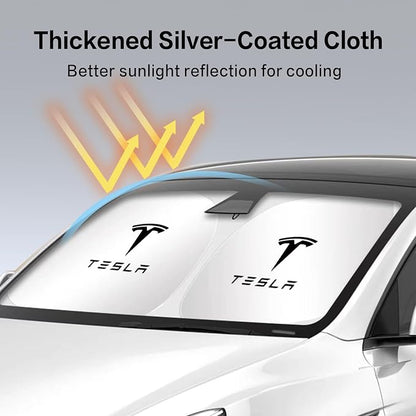 300T Sunshade for Tesla Model Y Model 3, Car Accessories 2025 for Tesla - Image 5