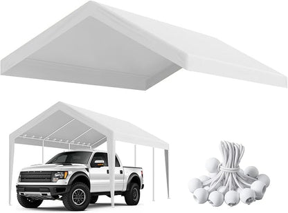 10'x20' Canopy Replacement Cover, Beefull Carport Replacement Canopy by Beefull