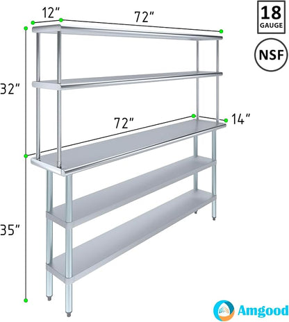 Amgood Stainless Steel Work Table - Image 3