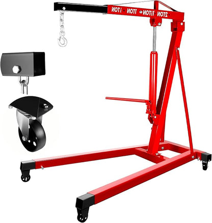 2 Ton Engine Hoist, Carbon Steel Cherry Picker Engine Hoist - Image 9