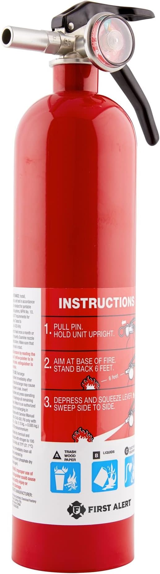 First Alert Home1-2, Standard Home Fire Extinguisher - Image 5