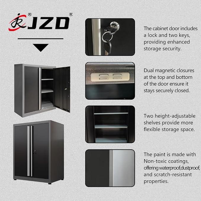 JZD Metal Garage Cabinet System, Tool Cabinets - Image 6