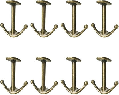 Ball Two Prong Ceiling Hook for Closet Top Bathroom Kitchen Cabinet Garage Pack by DEEKOUDT