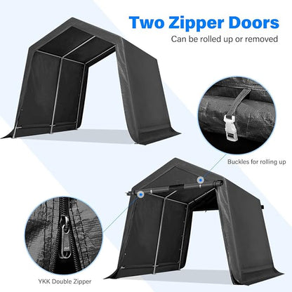 ADVANCE OUTDOOR 8x8 ft Storage Tent - Image 3
