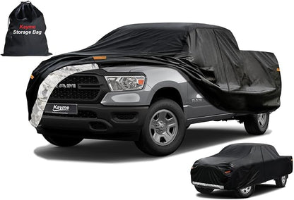 Kayme Truck Cover Custom Fit Dodge Ram 1500 Quad Cab Long Bed. Full Exterior by kayme