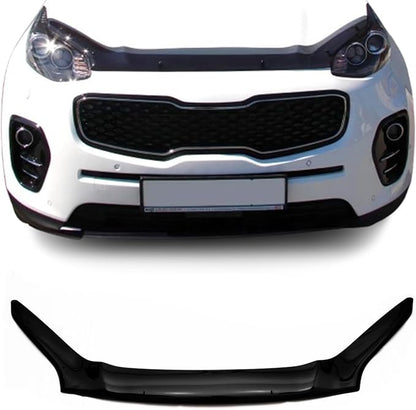 OMAC Front Bug Shield Hood Deflector Guard fits Kia Sportage 2017-2022 Black by OMAC