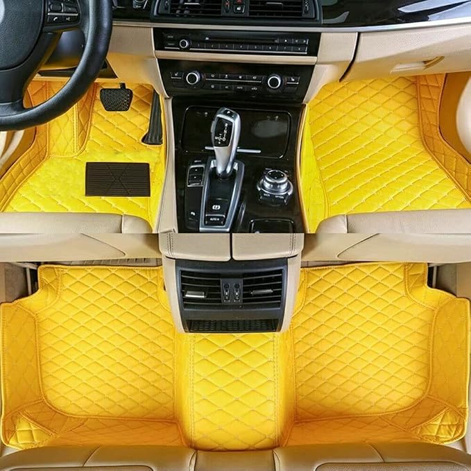 Custom All-Weather Protection Luxury Leather Floor Mats - Image 2