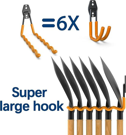 3-H Garage Wall Hooks 62 Pack, Heavy Duty Garage Hooks - Image 2