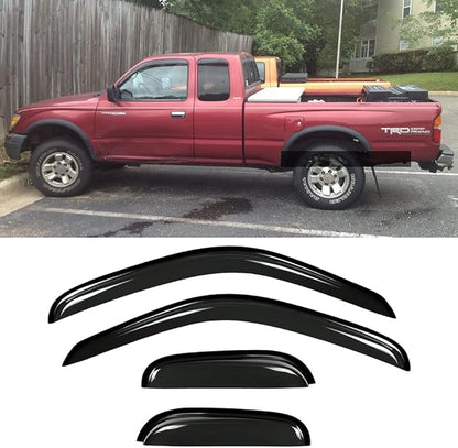 94948 Side Window Wind Deflector, Dark Smoke Window Visor fit by STARTSHIP