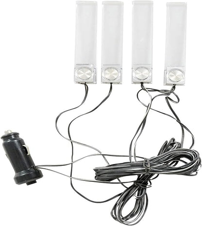 Interior Car Footwell Lights, LED Car Strip Lights, 4 in 1 12V Car Auto - Image 6