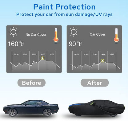 Avecrew Dodge Challenger Car Cover Waterproof All Weather - Image 4