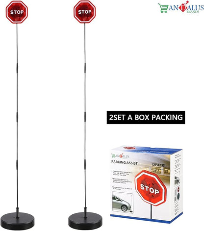 Andalus Brands Flashing LED Stop Sign Garage Parking Assistant System | Bumper - Image 6