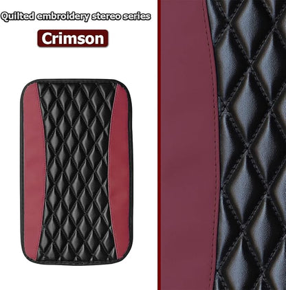 Car Center Console Cushion Pad, Universal Leather Waterproof Armrest Seat Box - Image 3