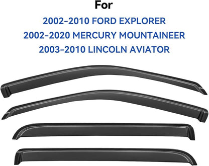 Window Visors Rain Guards Shield - Image 2