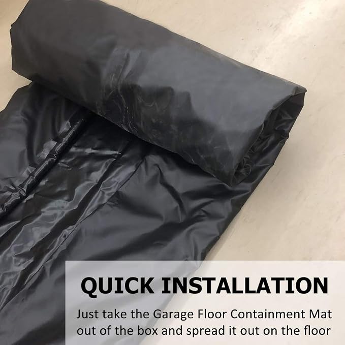 Oil Mat for Garage Floor, Car Parking Mat Containment for Snow, Rain - Image 4