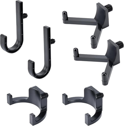 6 Pcs ABS Storage Shed Tool Hooks, Heavy Duty Shed Accessories & Hooks by BeiJiGuang
