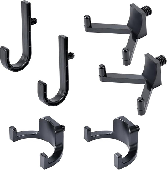 6 Pcs ABS Storage Shed Tool Hooks, Heavy Duty Shed Accessories & Hooks by BeiJiGuang
