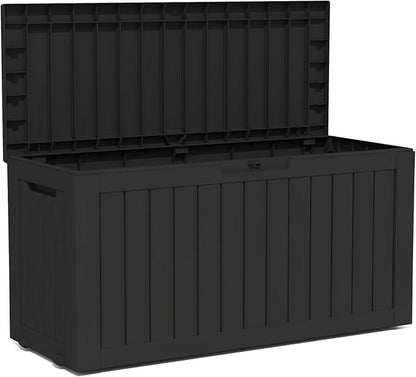 90 Gallon Lockable Resin Deck Box by Home