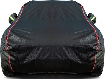 Breathable New Material, Waterproof Car Cover, Locks and Zipper Doors, by QUYDDC