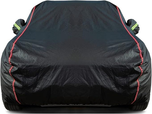 Breathable New Material, Waterproof Car Cover, Locks and Zipper Doors, by QUYDDC