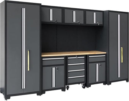 Garage Storage Cabinet System 9-Pcs Workshop Set Garage Cabinets and Storage - Image 9